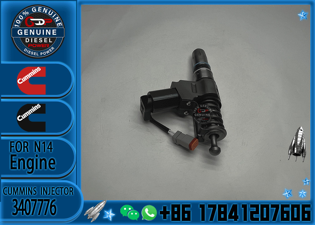 Common Rail Fuel Injector 3407776 3087807 3411385 341176 3409975 For Cummins QSN14 N14 Engine