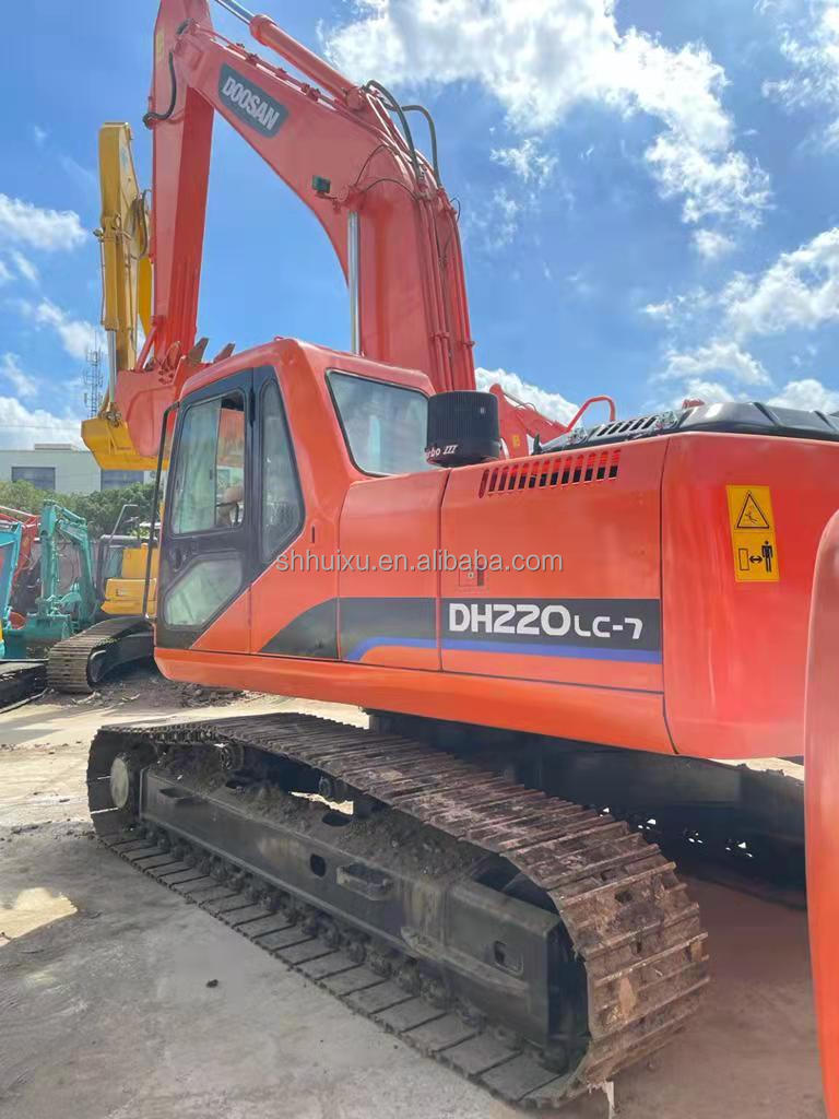 Doosan hot sale doosan dh220lc used excavator/Used digging machine Doosan DH220-7 Korea origin for sale