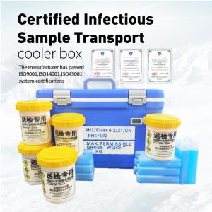 Quality UN3373 Insulation thickness ≥25mm PE PP Shipping Box for Medical Samples Transportation wholesale