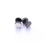 Fashion Round Stud Earring Simple black color Earring Designs For Women And Men