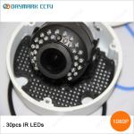 Waterproof Megapixel Dome Camera 2.8-12mm Lens 1080p