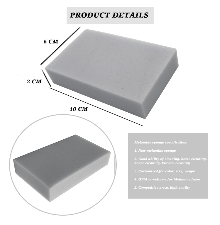 Versatile Cleaning White Magic Sponge Harmless Sustainable For Household