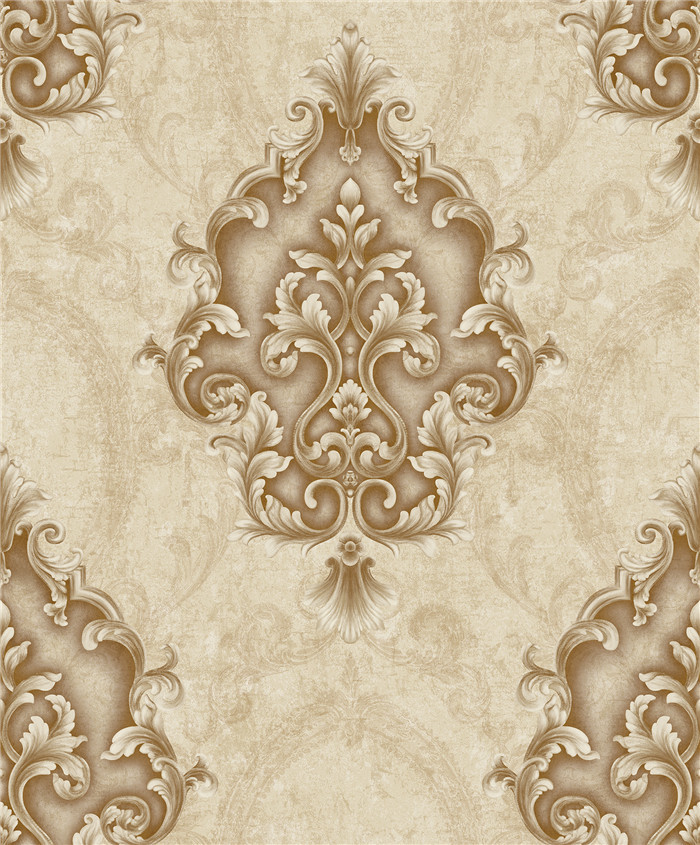Striped Pattern American Style Wallpaper Waterproof For Living Room , SGS CE Listed