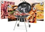 Factory Price Outdoor Apple round Charcoal Enamel Stew outdoor Bbq Cooking Grill