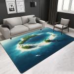Landscape 3D Printing Polyester Fiber Living Room Carpet Luxury Hotel Area Rugs
