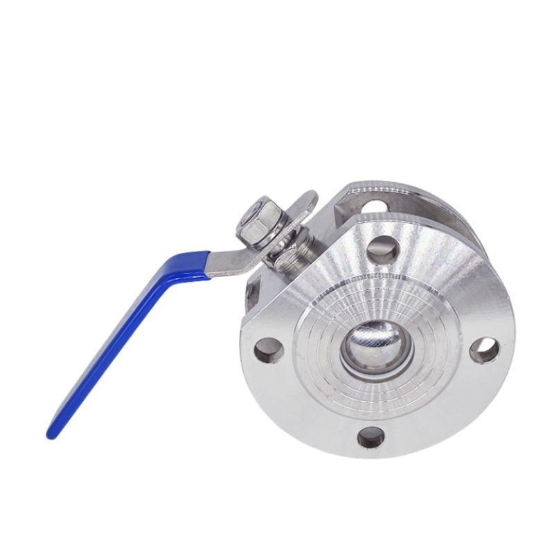 Casting 304/316 Stainless Steel Thin Pair Italy Type Wafer Ball Valve