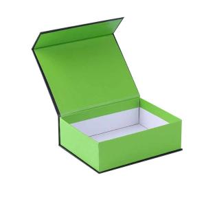 Quality Recycled Artificial Leather C2S Book Shaped Gift Box With Magnetic Closure wholesale