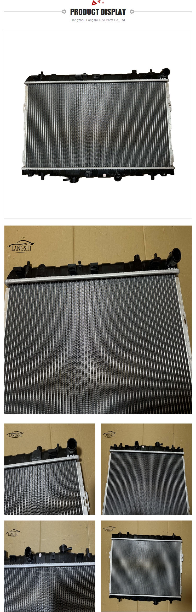 2531008000 Aluminum Radiator and Plastic Water Tank for Hyundai ELANTRA MT Car Engine