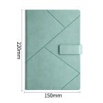 Business A5 Pu Leather Notebook With Woodfree Paper 150mm Width