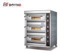 3 Deck 6 Trays Gas Oven Commercial Bakery Equipment