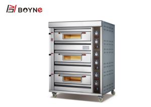 Quality 3 Deck 6 Trays Gas Oven Commercial Bakery Equipment wholesale
