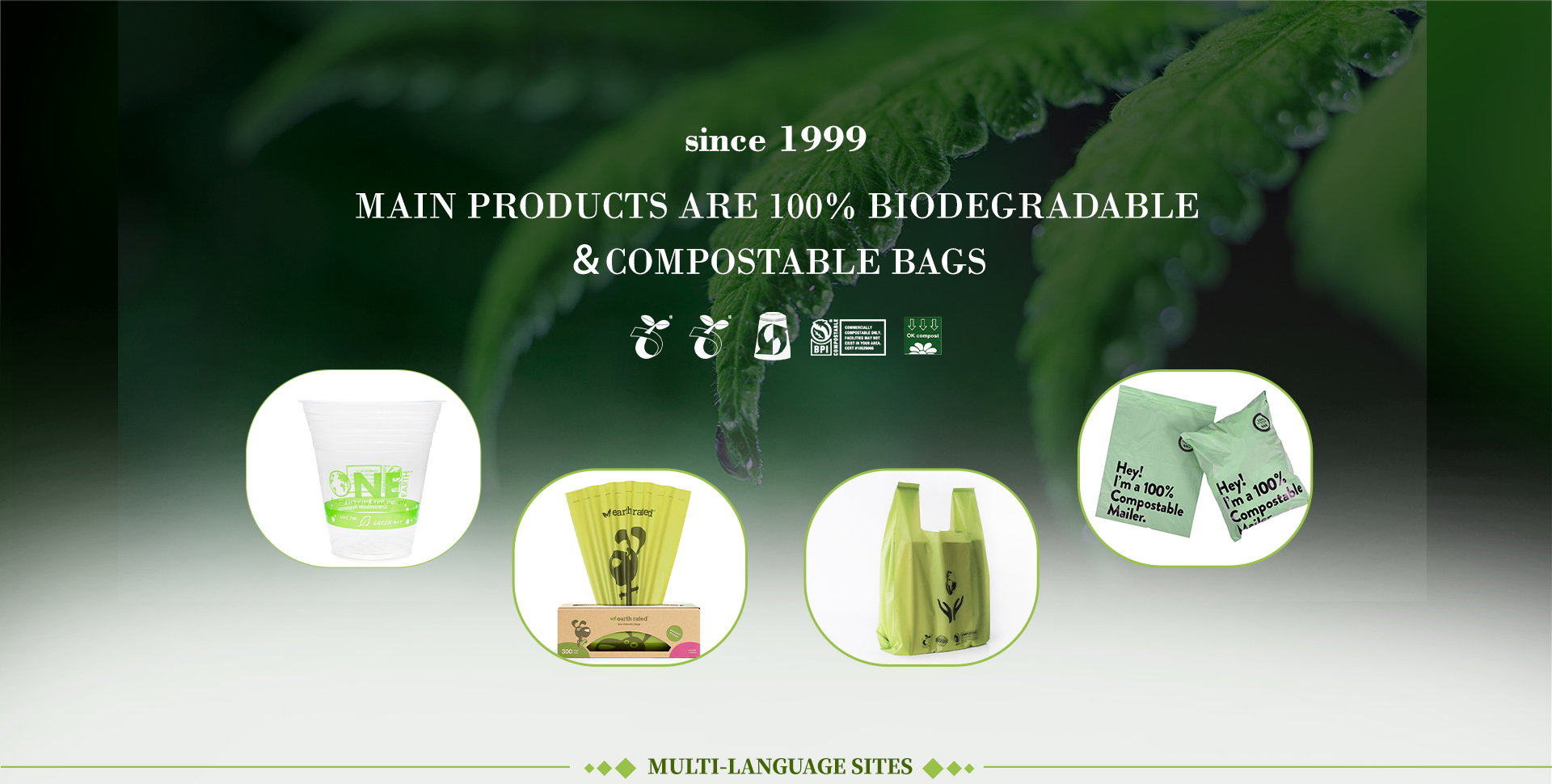 AS4736 Cornstarch Compostapak Bin Liners 30L Custom