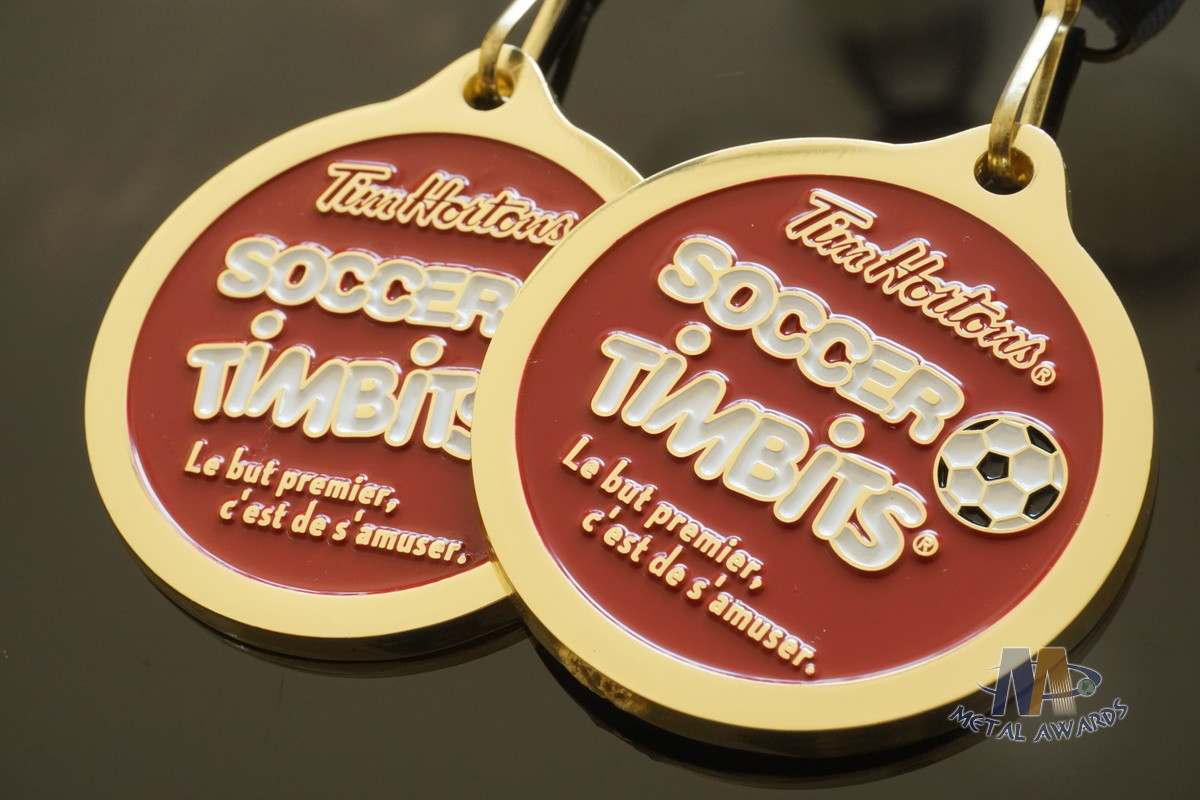 Personalized Soccer Zinc Alloy Medal Running And Football Medallions