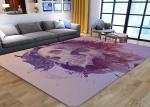 polyester Wholesale factory home design anti slip customer printed area rugs