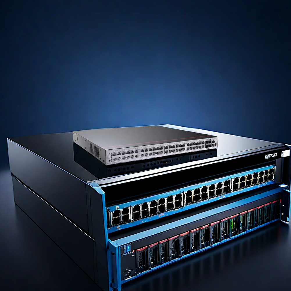 S5732-H48S6Q 44 GE SFP 4 10 GE SFP 6 40 GE QSFP All Optical Switch With One Power Compact Design and Speed Data Transfer
