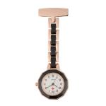 Nurse Watch Silver Fob Nurse Pocket Watch Pink Nursing Gift Rose Gold Brooch