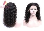 360 Lace Frontal Wig Human Hair , Virgin Indian Hair Italian Curly For Women