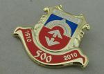 Military Imitation Hard Enamel Lapel Pin Brass Stamped Gold Plating