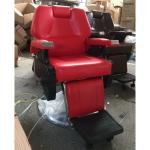 Big Pump Red BarberChairs Used Hair Styling Chairs Luxury Barber Shop Furniture