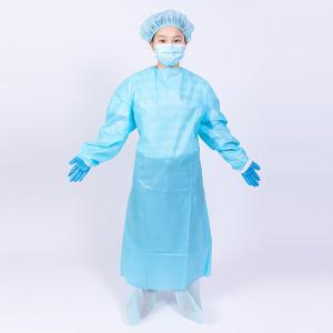Quality SPS PE Film Non Sterile Adult Disposable Surgical Gown wholesale