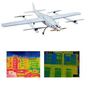 Quality Fixed Wing VTOL Surveillance Drone 640x512 30X Tracking Oil Driven HX4HFW325 wholesale