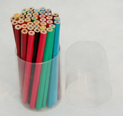 7 inch poplar wood graphite woodless pencil