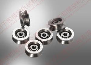 Quality High Precision Stainless Steel Ф10mm Ceramic Wire Guide Pulley With Mirror Polishing wholesale