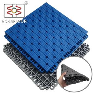 Quality Thermoplastic Elastomer Modular Sport Tiles 410g Basketball Court Flooring For Backyard wholesale