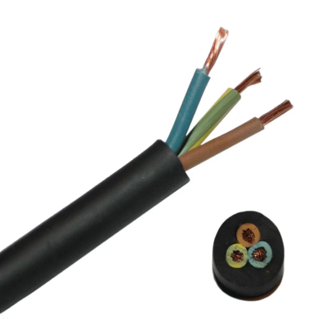 Multi Core Heating H07RN F 0.75 10 mm Silicone Rubber Sheathed Flexible Electrical Wire with Insulation Protector Rubber