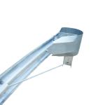 Highway Guardrail End Protecting Steel Barrier on Roadway with Safety Steel