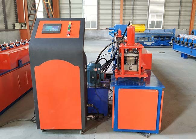 Steel Frame Drywall Stud Roll Forming Machine , Drywall Making Machine U Channel