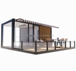 Shop 20ft Mobile Restaurant and Bar 10ft 20ft Shipping Wooden Container Kitchen