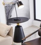 ODM 60cm Round Solid Wood Movable Coffee Table For Hotel Club