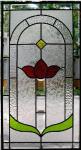 clear beveled decorative glass panels