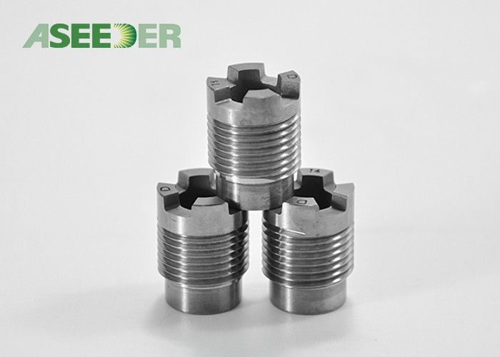 Cross Groove Oil Spray Head Thread Nozzle For Oil / Gas Industry
