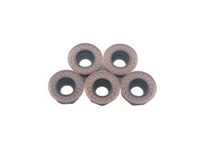 Quality Purple Black Carbide Machining Inserts , Round Carbide Inserts RPKT1204MO-JS wholesale