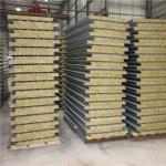 caravan wall cladding 1150 type 50mm rock wool sandwich container house panels