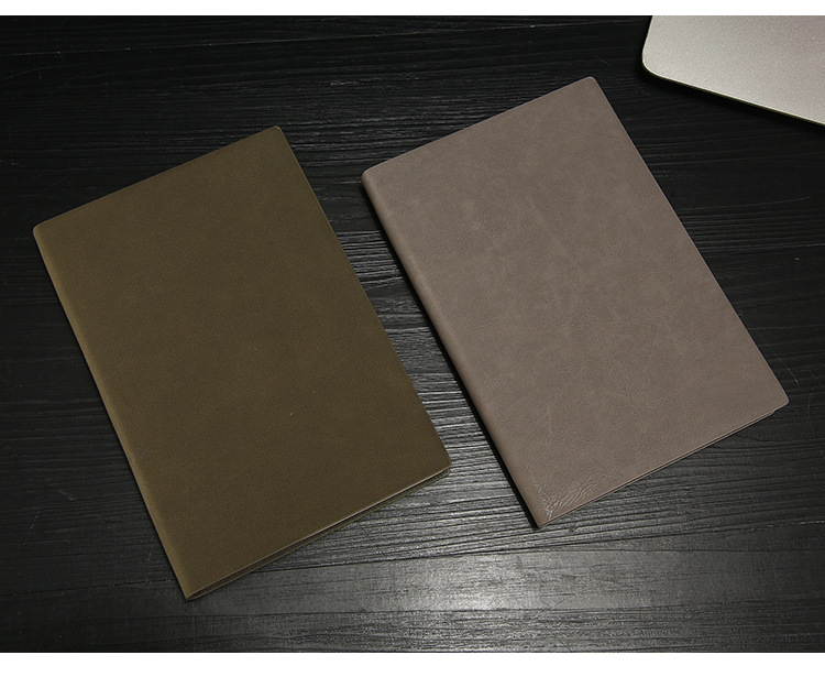 Business Journal Custom A5 Planner PU Leather Notebook Set with Logo and Paper Cover