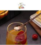 Spoon Type Reusable Stainless Steel Straws In Fashionable Design 22.2*2.5cm