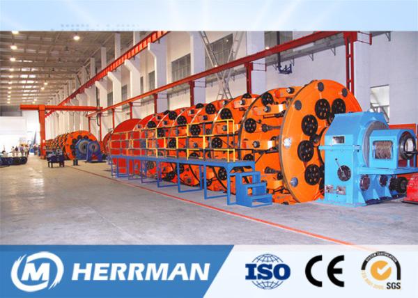 High Speed Cage Type Cable Stranding Machine For Overhead Conductor And Steel