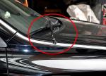 120 MM Carbon Fiber Mast Replacement Car Antenna For Bmw , Audi