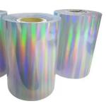 Moisture Proof BOPP Laser Transparent Pillar PET Holographic Thermal Film For