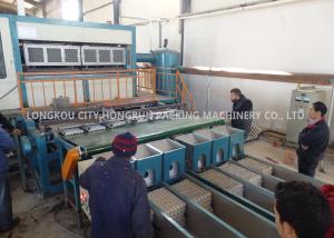 Quality Recycled Waste Paper Egg Tray Machine , Paper Pulp Moulding Machine wholesale
