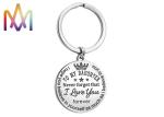 Inspirational Kaychain Gift Custom Shaped Keychains Stainless Steel free
