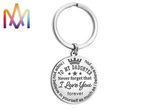 Quality Inspirational Kaychain Gift Custom Shaped Keychains Stainless Steel free engraving wholesale