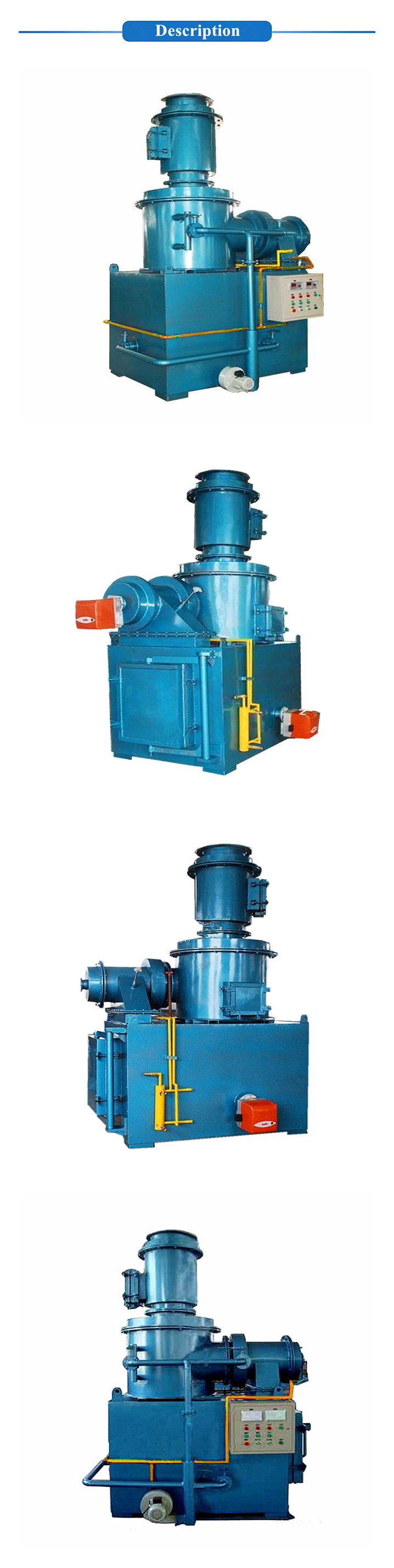 Smokeless Hospital Mini Incinerator Pyrolysis Cremation Machine 750L/H Waste Incinerator