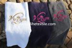 fitness towel with embroidery logo bath towel