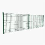 Galvanized Steel Metal Mesh Security Fencing PVC Coated 3D Bending Curved Garden