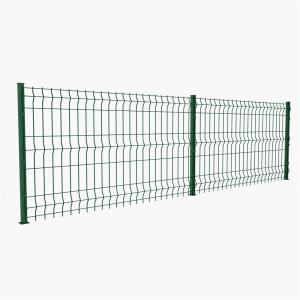 Quality Galvanized Steel Metal Mesh Security Fencing PVC Coated 3D Bending Curved Garden Farm wholesale