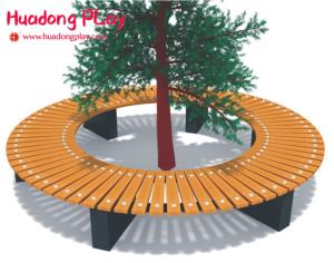Quality Large External Circular Wooden Wrap Around Tree Bench Multifunction Customized wholesale